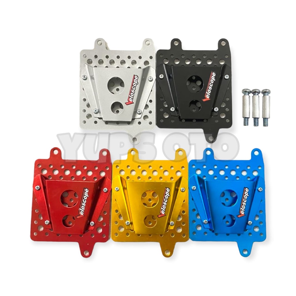 COVER TUTUP RADIATOR VELOSCOP AIRSCOP HONDA VARIO 125 150 PCX ADV FREE BAUT DAN BOSHING ALUMINIUM PNP COVER RADIATOR VARIO MODEL SCOP