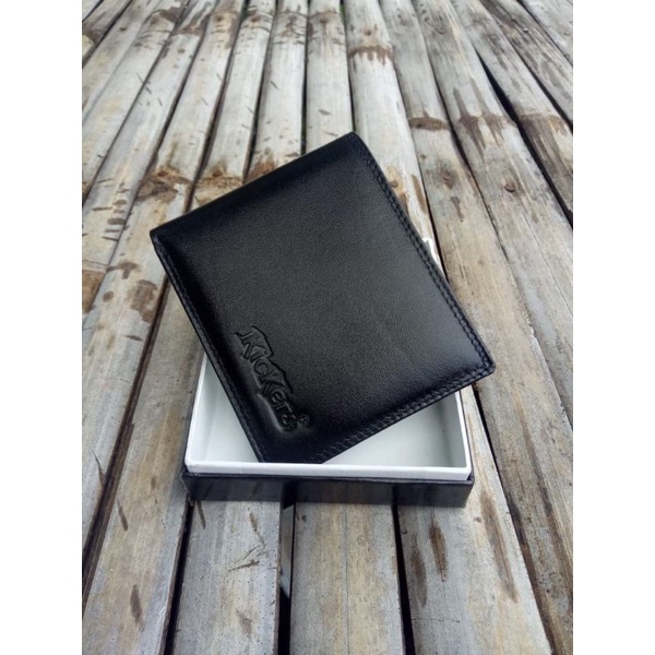 dompet full kulit asli sapi hitam finis asli kulit Magetan