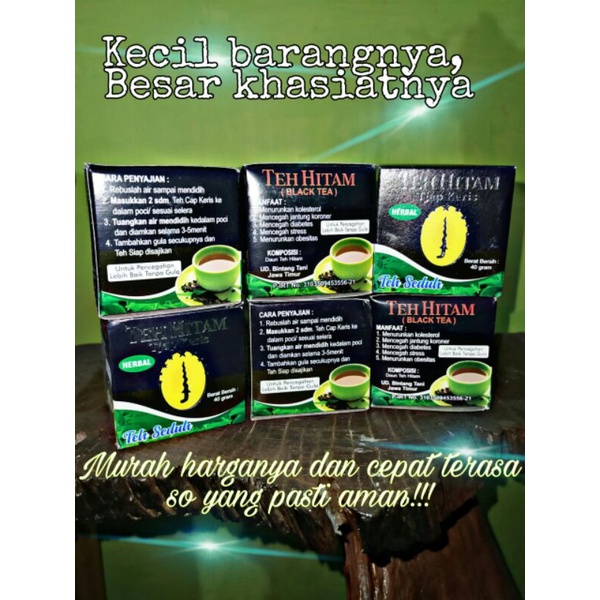 

Ready Teh HITAM Keris original promo Black tea