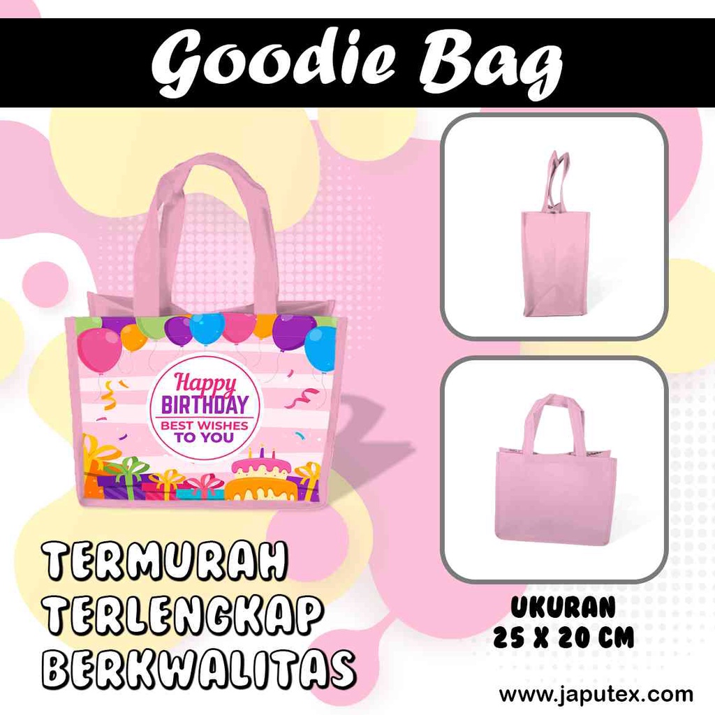 

TAS SOUVENIR CUSTOM TAS UNICORN TAS ULTAH GOODIE BAG TOTEBAG