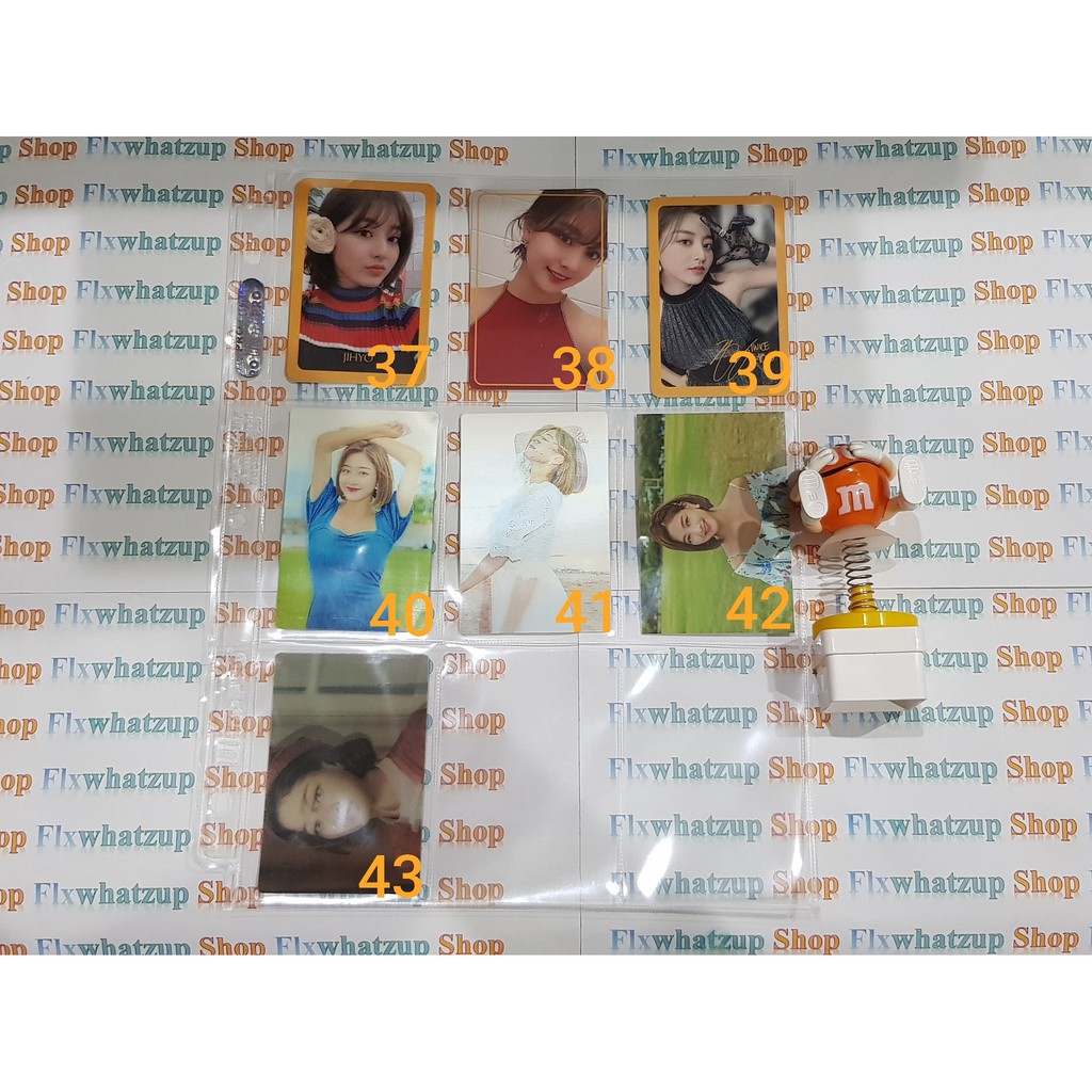 Twice Jihyo Official Photocard (All ERA) - TSB, Page Two, TCL, Signal, WIL, Yes or Yes &amp; Fancy