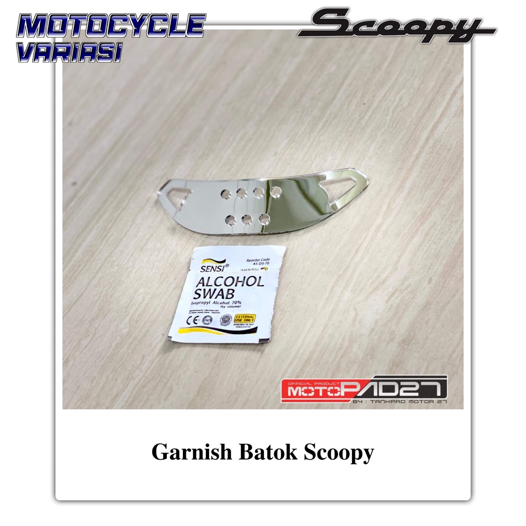 Garnish Batok Scoopy Garnis Scoopy 2022 Garnish Mahkota Scoopy