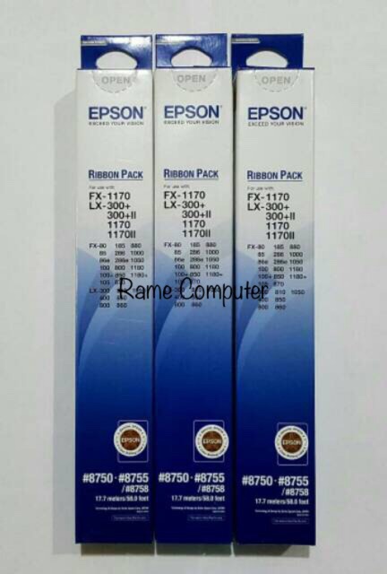 PITA REFILL EPSON PRINTER LQ LX Ribbon Pack 8758