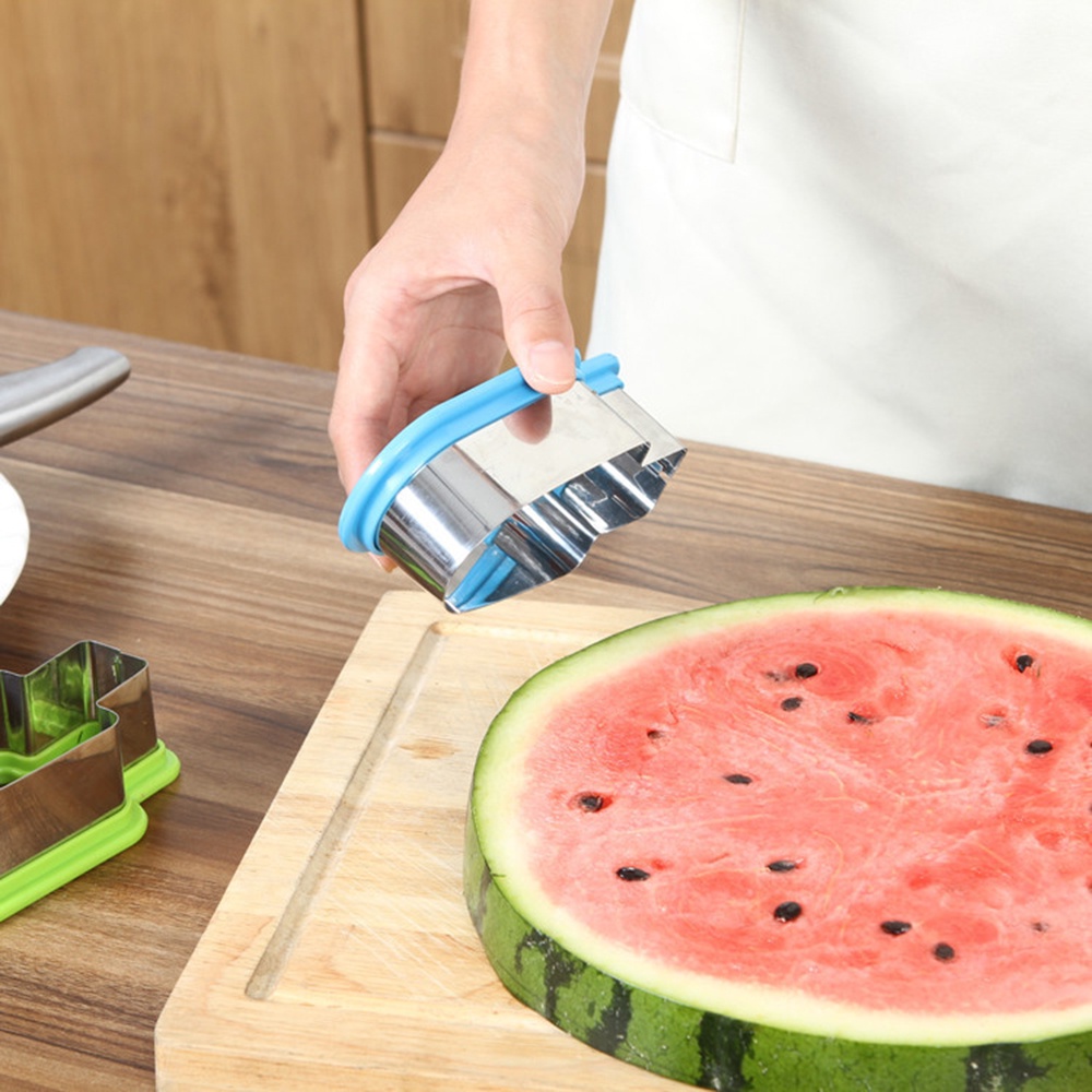 【COD Tangding】1 Pc Alat Pengiris Es Krim Melon Semangka Bahan Stainless Steel Untuk Dapur