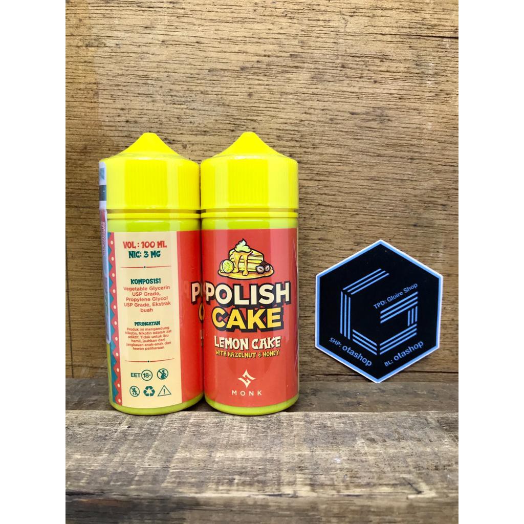 Polish Cake by Monk 100ml 3mg 6mg liquid vape vapor pita cukai polis