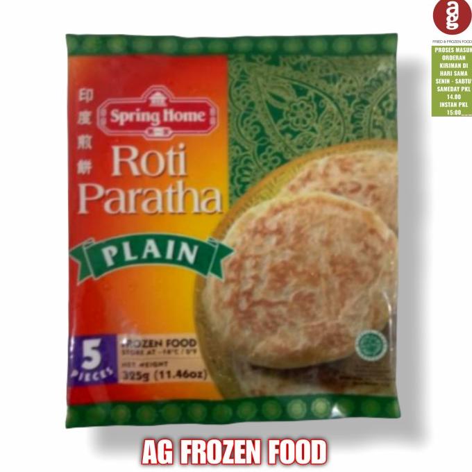 

Spring Home Roti Paratha isi 5 325 grn TERLARIS TERPERCAYA ORIGINAL