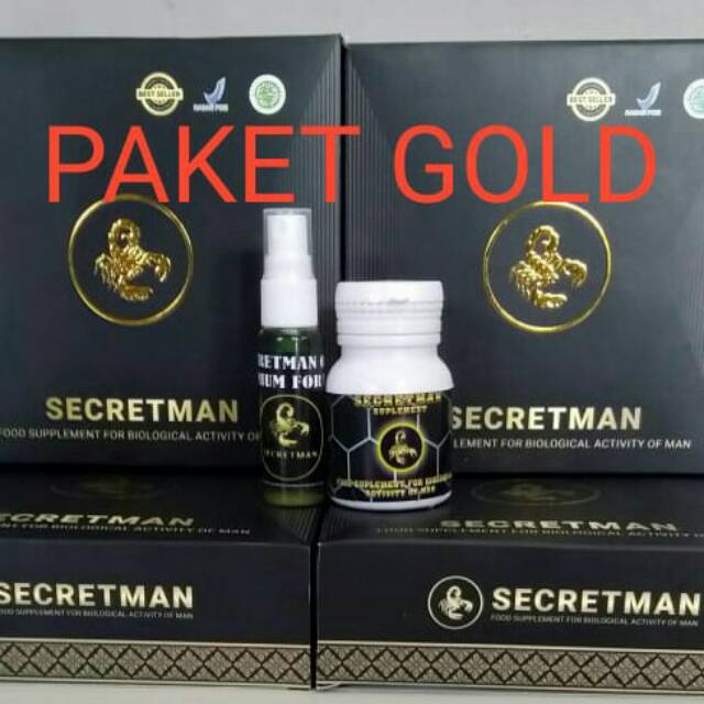 SUPER STAMINA PRIA ( PAKET GOLD SECRETMAN)