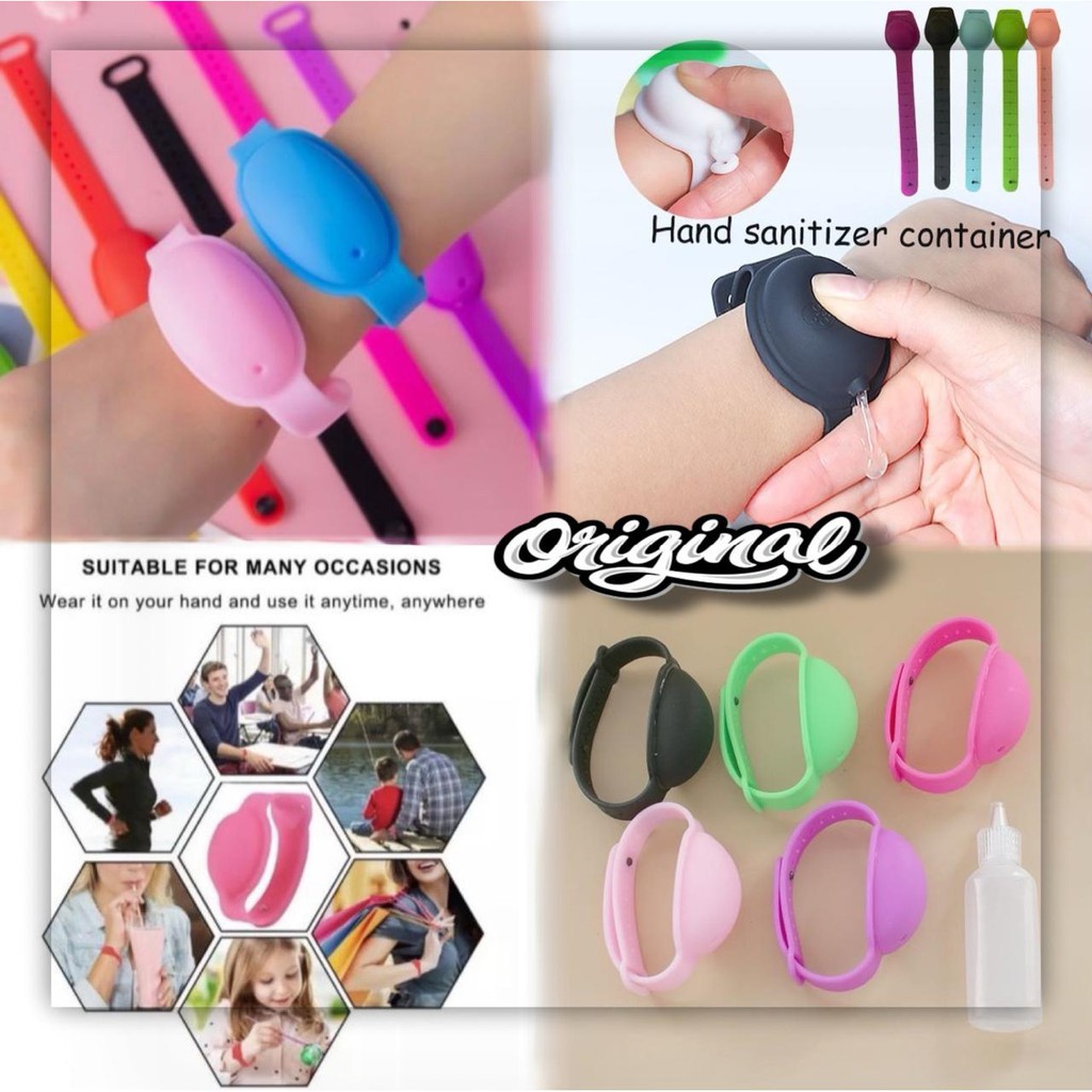 MRCAISEN Gelang jam hand sanitizer sabun bahan silicon