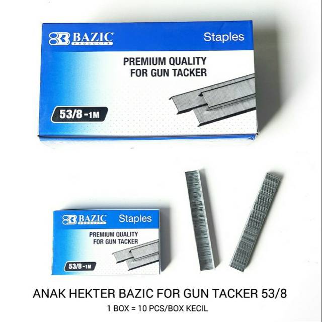 

Anak Hekter Bazic 53/8 / Isi Hekter Tembak / Staples For Gun Tacker