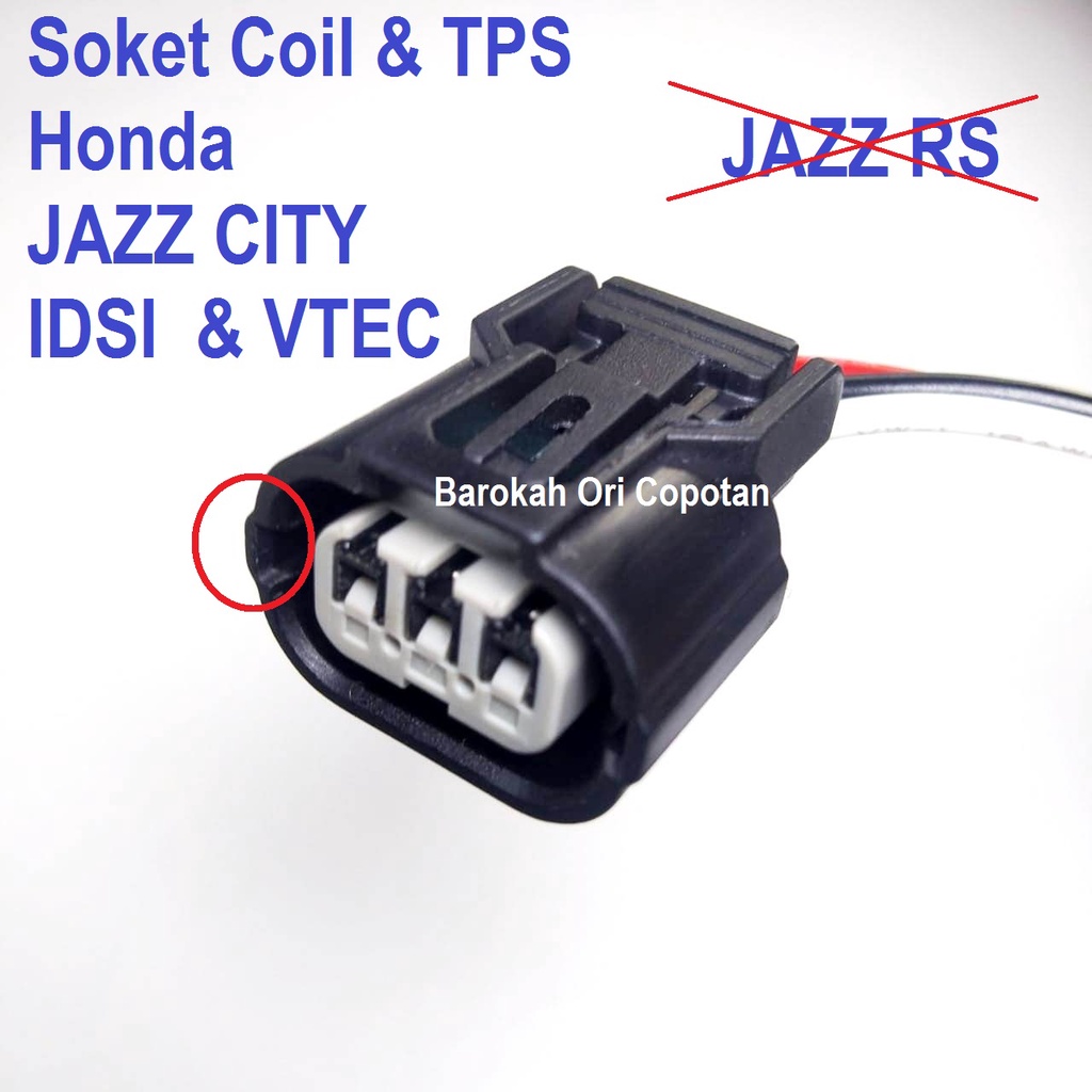 Soket Koil TPS Cmp Honda Jazz CITY IDSI VTEC L13A L15A Coil  Crankshaft Sensor COPOTAN ORI ASLI ORIGinal