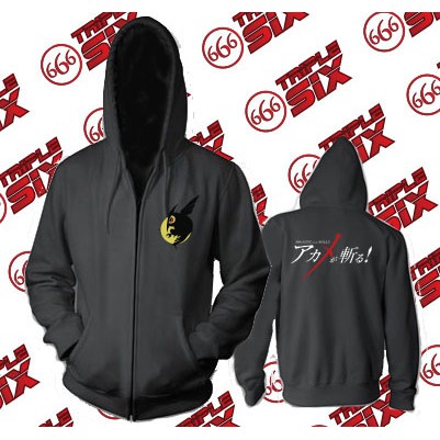 Jaket Hoodie Zipper Anime Akame Ga Kill