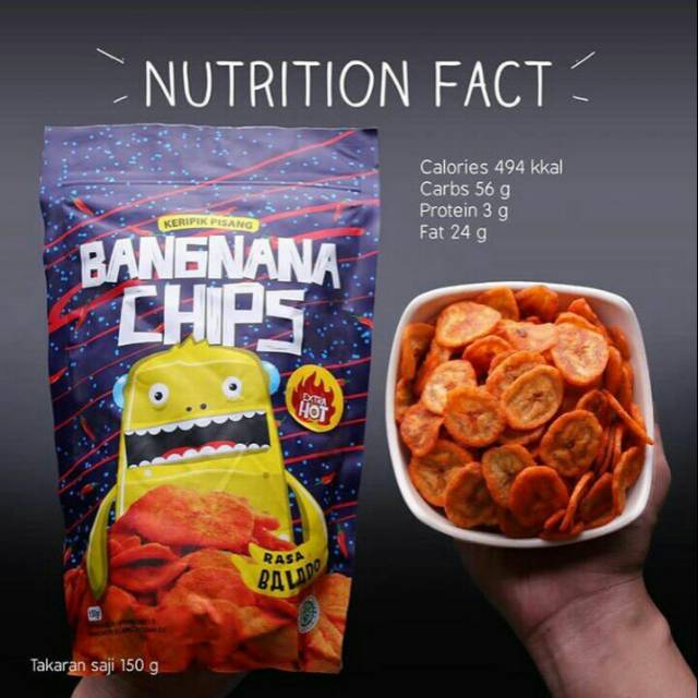 

Rasa Balado Extra Hot - Bangnana Chips