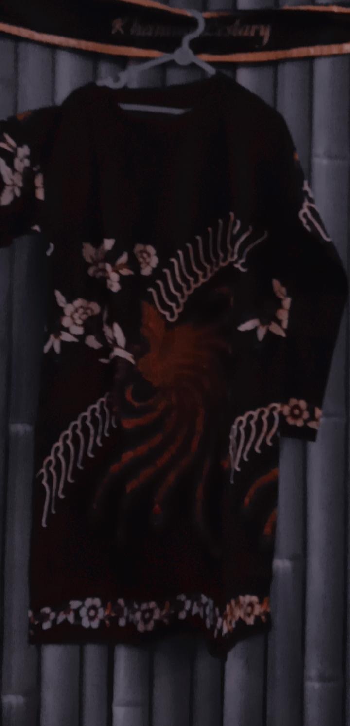 Batik Dolby Dolbi Dobby Doby Tenun Sutra Tulis Katun Atbm Baron Atasan Batik Wanita Sogan Srg308