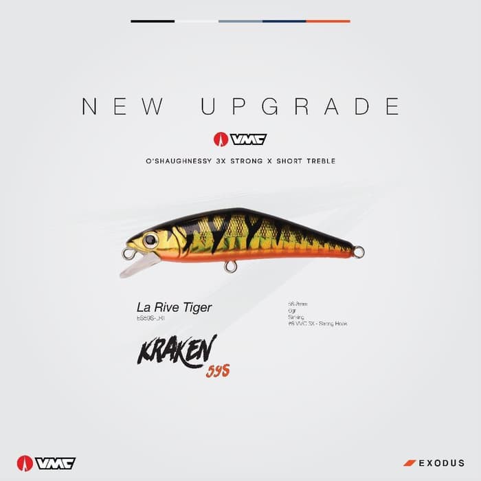 MURAH  Exodus Kraken lure Ultralight fishing