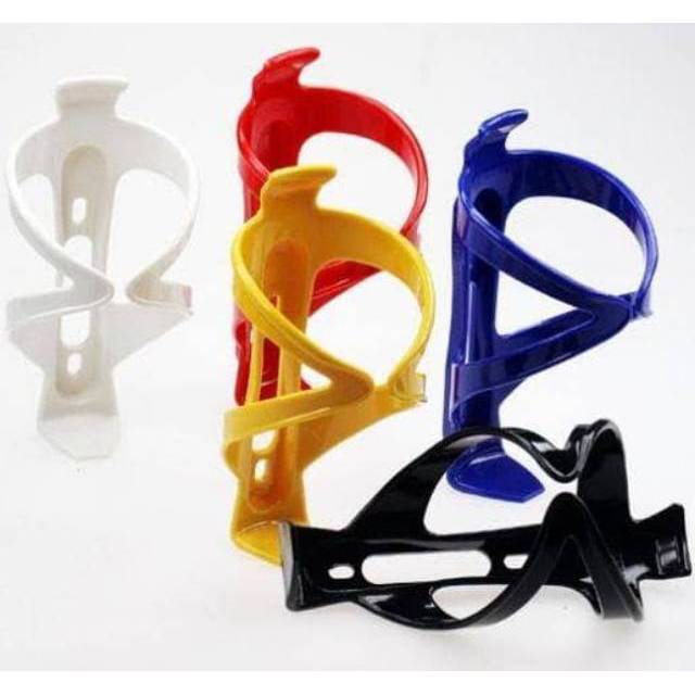 Rak botol sepeda tempat botol bottle cage pvc hitam warna rak botol sepeda bike bicycle