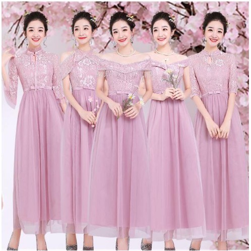 Gaun Pesta Setengah Lengan Mint Hijau