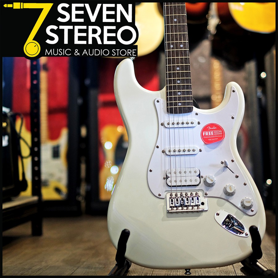 Squier Bullet Tremolo Stratocaster HSS Artic White