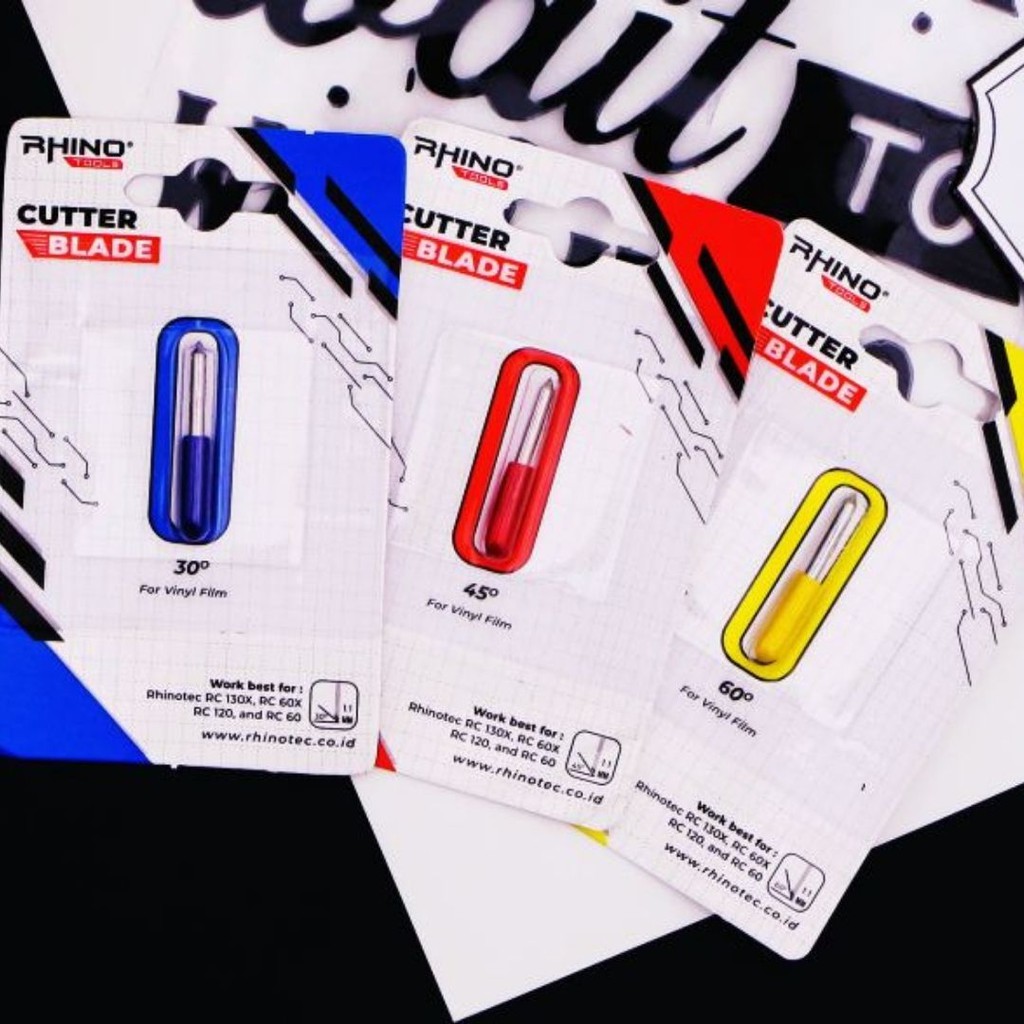 RHINOTEC Mata Pisau Cutting Sticker Polyflex Jarum Mesin Cutting Stiker Poliflex