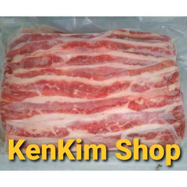 

Shortplate Beef Slice 1kg - Daging Sapi Slice US