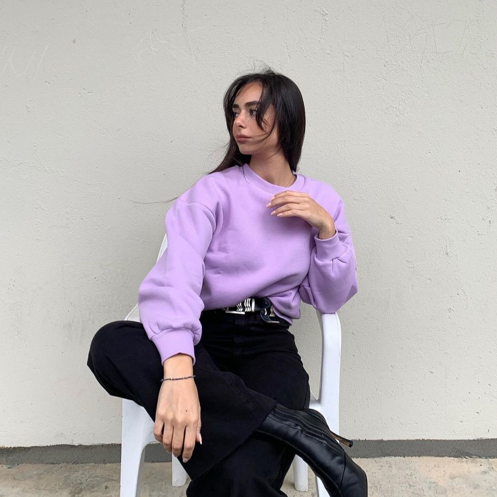HARGA PROMO !! Sweater Basic Polos Wanita Best Seller Unisex Pria &amp; wanita