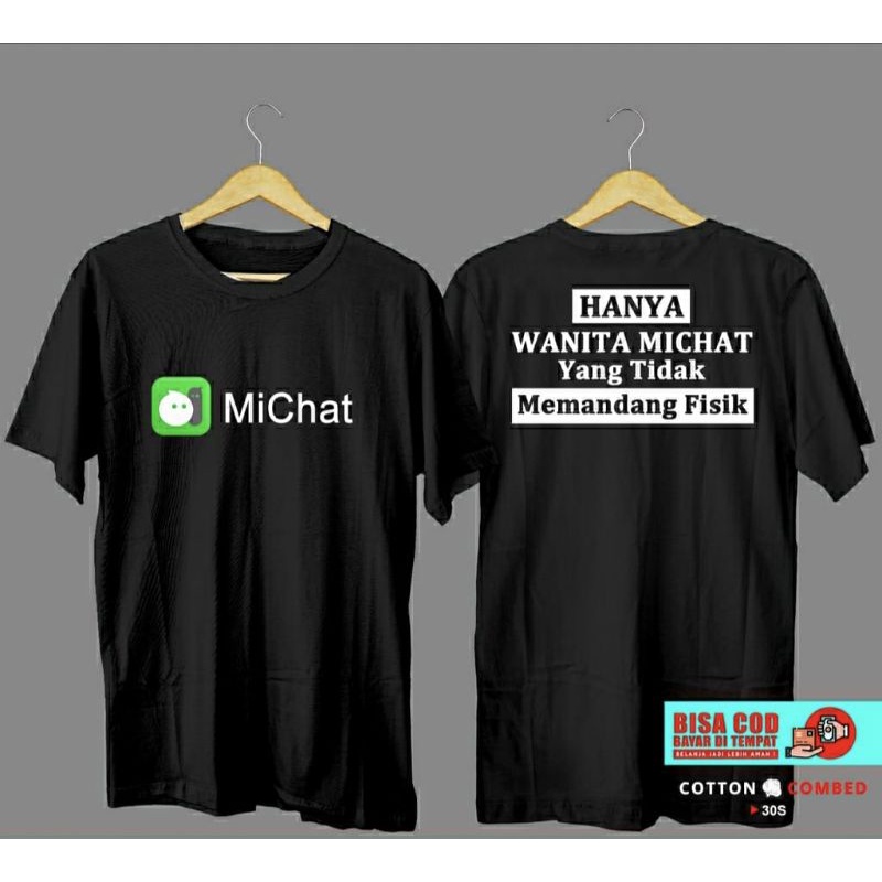 KAOS// MICHAT HANYA WANITA MICHAT YANG TIDAK MEMANDANG FISIK
