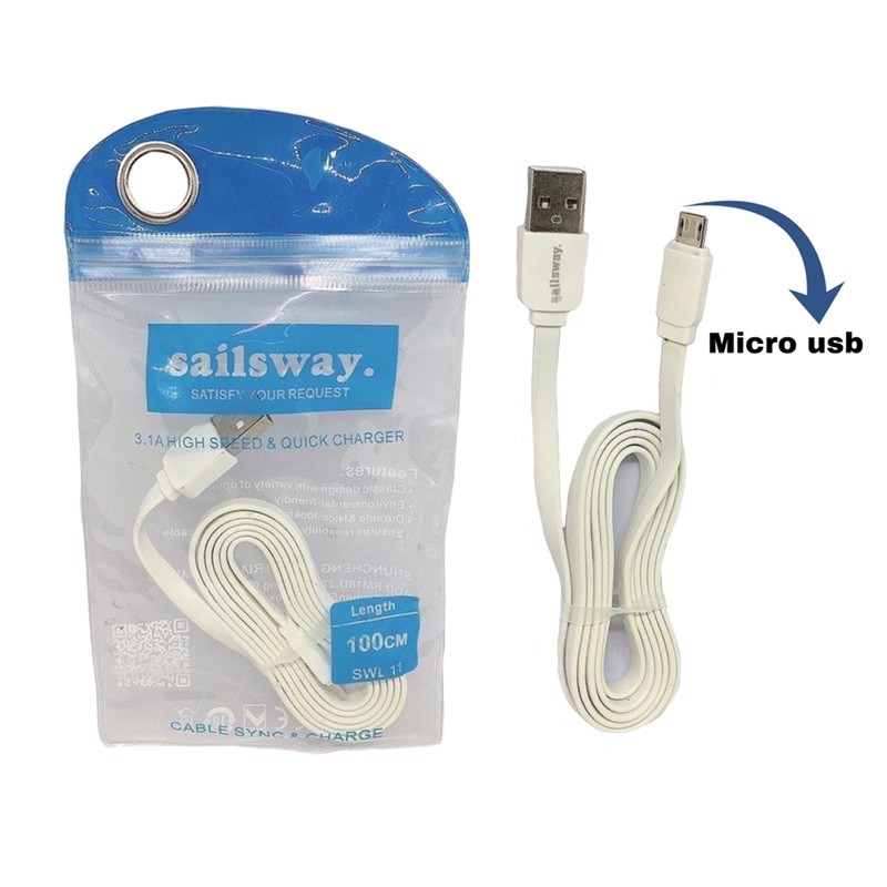 KABEL DATA SAILSWAY SWL-11 100cm MICRO USB