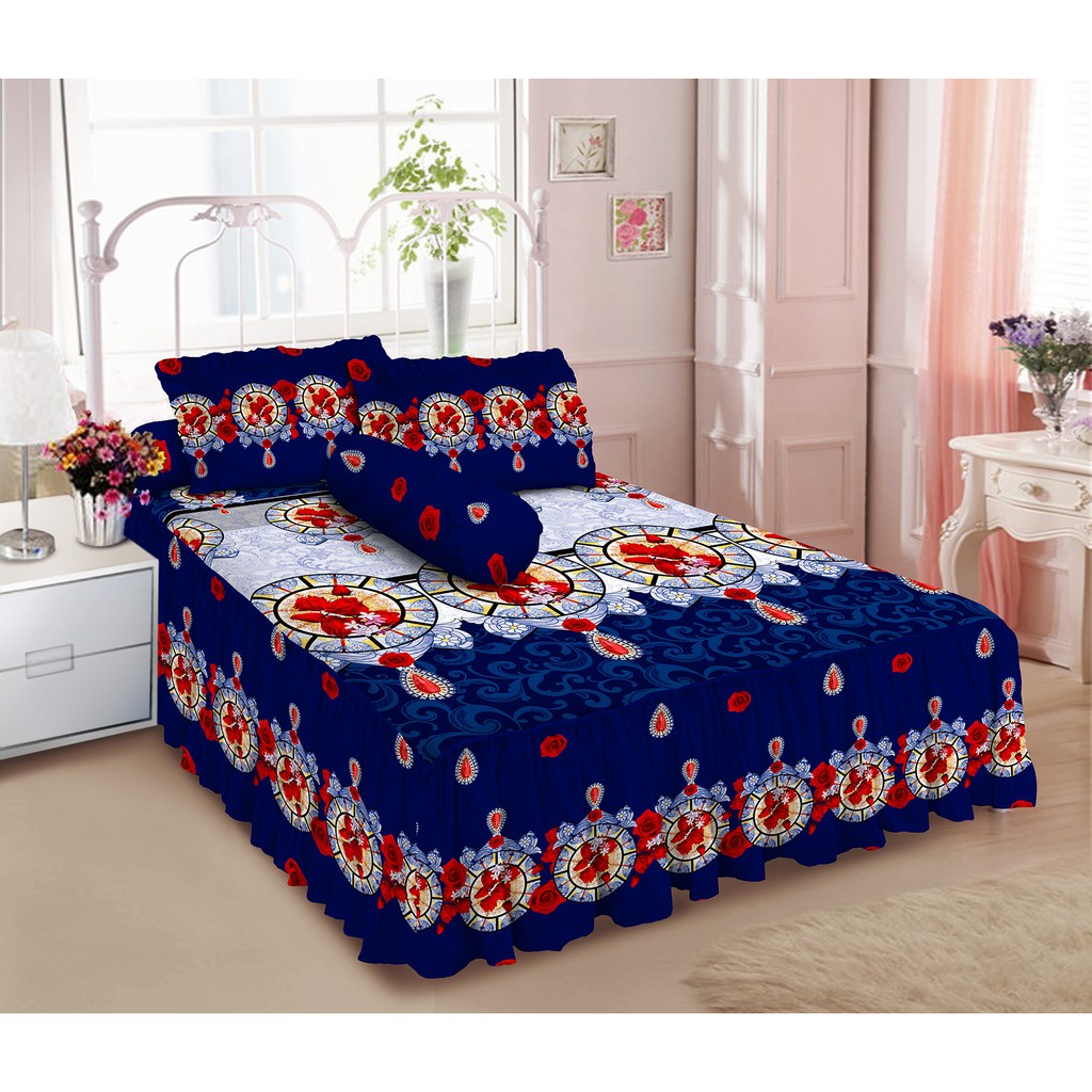 Kintakun Sprei Rumbai D'luxe - 180 x 200 B2 (King 