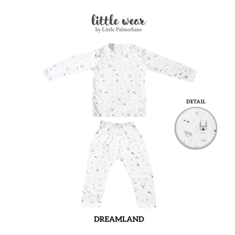 Little Wear Button Shoulder Long by Little Palmerhaus - Baju Bayi