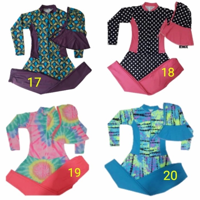 PEREMPUAN-ANAK-RENANG-BAJU- BAJU RENANG MUSLIMAH ANAK PEREMPUAN 7-9 TAHUN - M 7 TAHUN, CEK DESKRIPSI