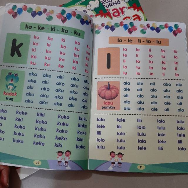 Buku belajar membaca anak balita paud / buku belajar huruf /buku belajar anak 3 tahun - 7tahun
