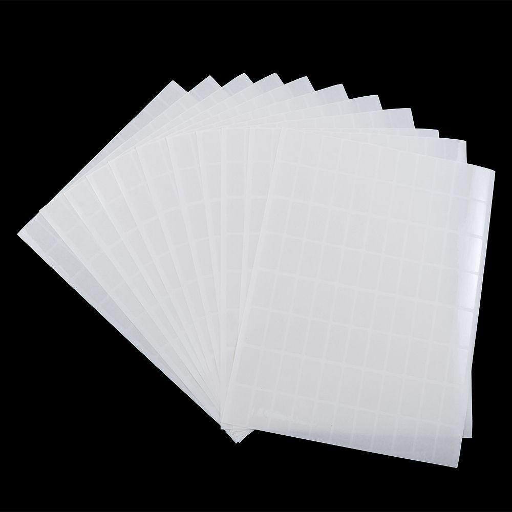 Preva 1000pcs Sealing Sticker Bening Transparan Perlengkapan Kantor Self Adhesive Label