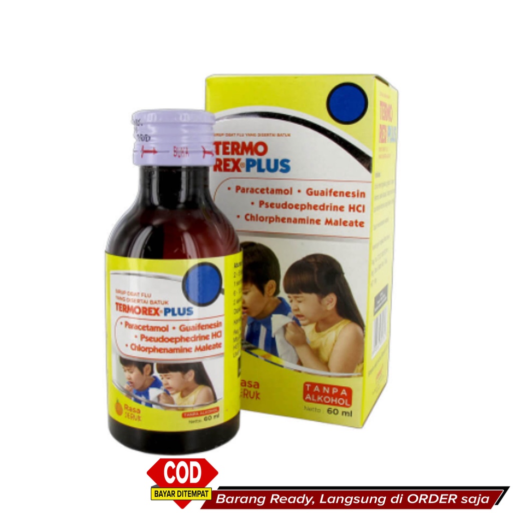Best Seller Obat Flu Batuk Pilek Anak Demam Hidung Mbeler Hidung Tersumbat AMPUH ~ Sirup Termorex Pl