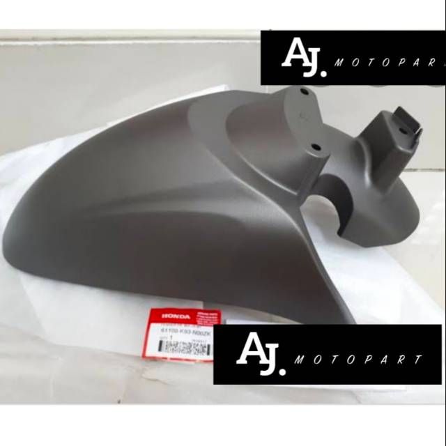 Spakbor depan atau slebor depan new scoopy f1 esp 2017-2019 coklat dof  ori ahm