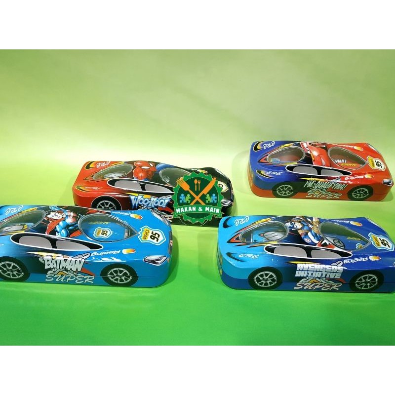 

Kotak Pensil Anak Bentuk Mobil mobilan Pencil Case Superman Cars Captain America Spiderman PC 632-3