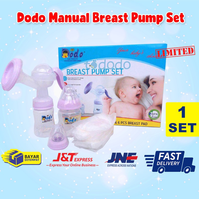 Pompa Asi Manual Dodo Breast Pump Set 2 Botol