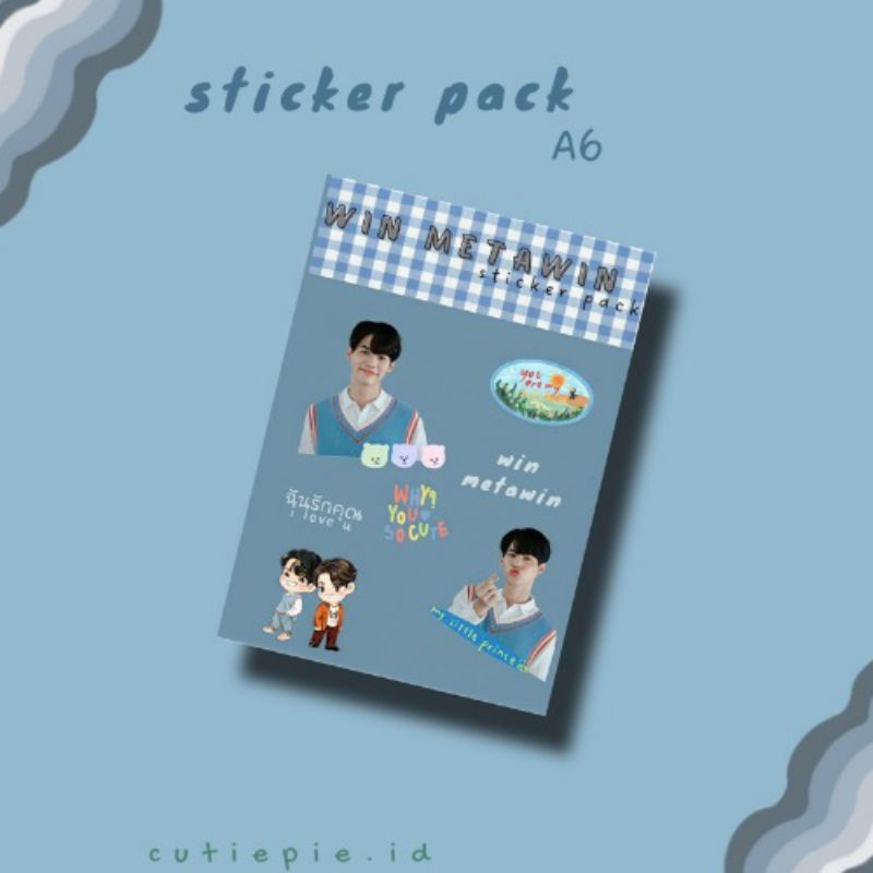 

[ready stock] DECO STICKER A6 WIN METAWIN 2GETHER VER STIKER VINLY STICKER DEKORASI DAILY JOURNAL STIKER FANMADE