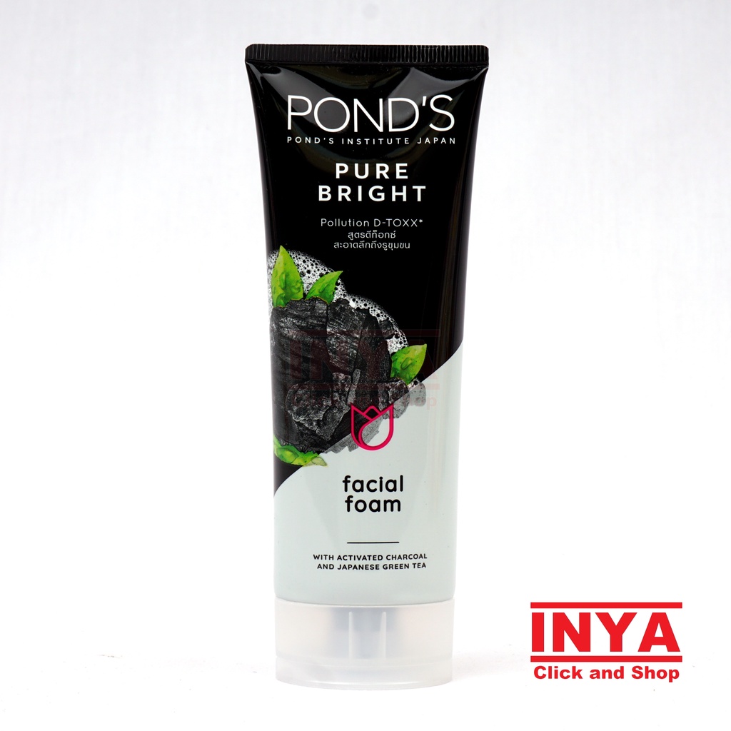 PONDS PURE BRIGHT FACIAL FOAM 100gr - Sabun Wajah