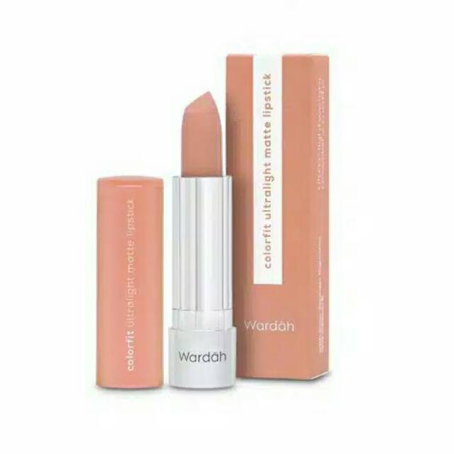 Wardah Colorfit Ultralight Matte Lipstik 03 Caramel Nude