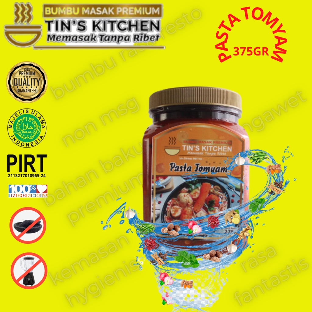 

Pasta Instan Tomyam 375GR Tins Kitchen