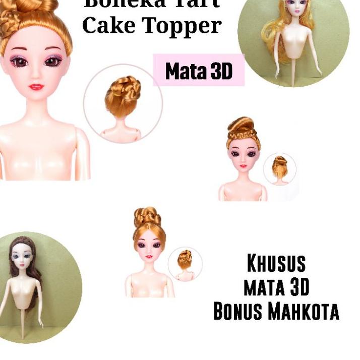 12.12 FLASH SALE Cake Topper Boneka Berbi tusuk untk kue tar