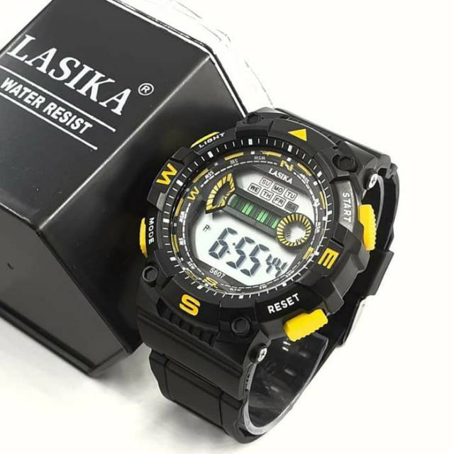 JAM TANGAN COWOK SPORTY ELEGANT LASIKA S607 BUMBLEBEE NEW LIMITED