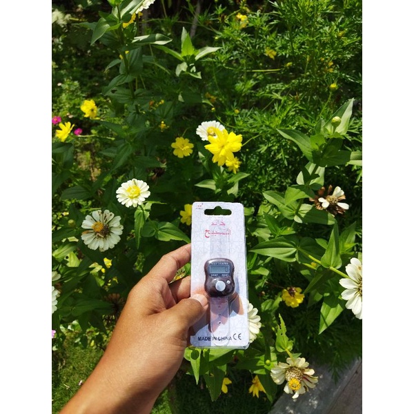 Tasbih Digital Elektronik Coklat Original