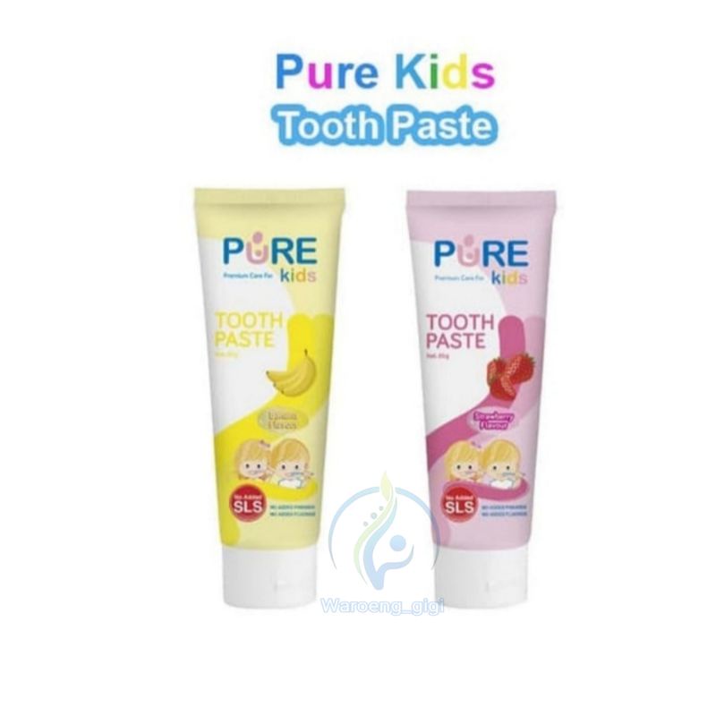 Pure Kids Toothpaste Pasta Gigi Odol Anak Bayi