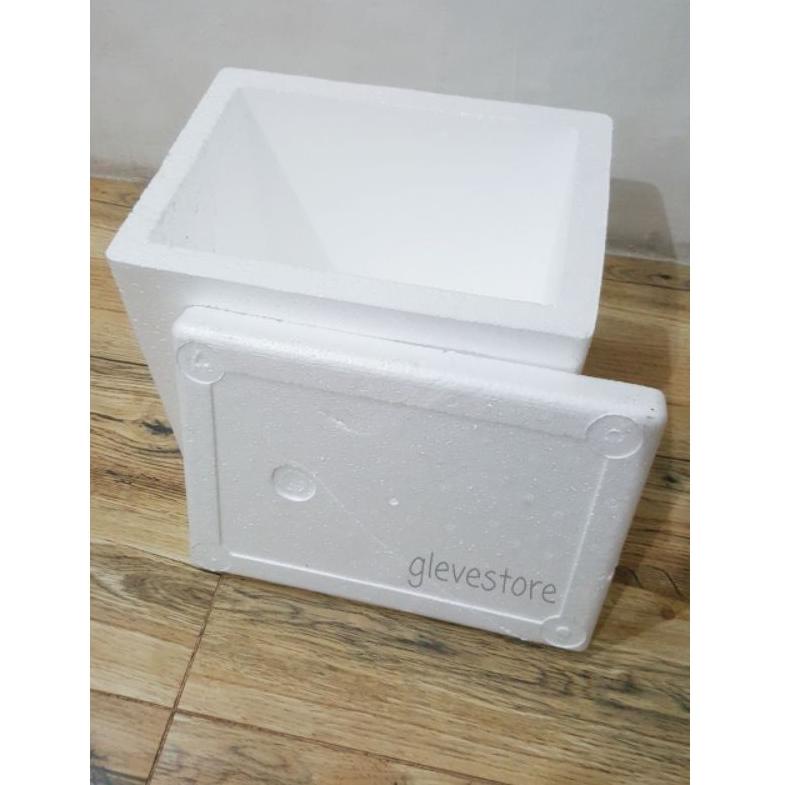 [PRODUK IAIJN] Box Es Tanggung / Box Gabus / Box Styrofoam / Box Tanggung 34x25x30cm TKS