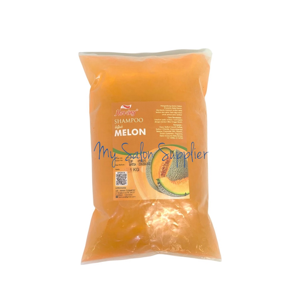 Heviny Shampoo Melon Refill 1kg