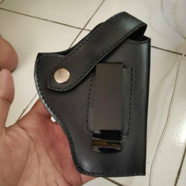HOLSTER SLIP IWB KULIT REVOLVER GLOCK MAKAROV M84 323