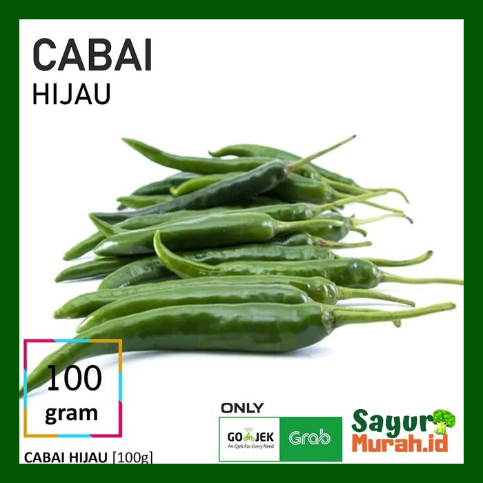 

CABAI / CABE HIJAU BESAR [100g]