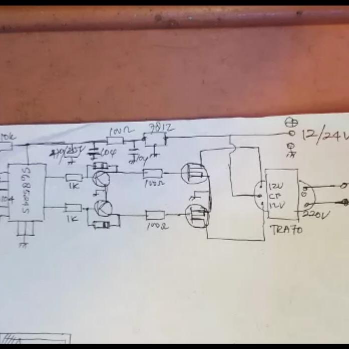kit modul inverter 2000 watt 8 mosfet