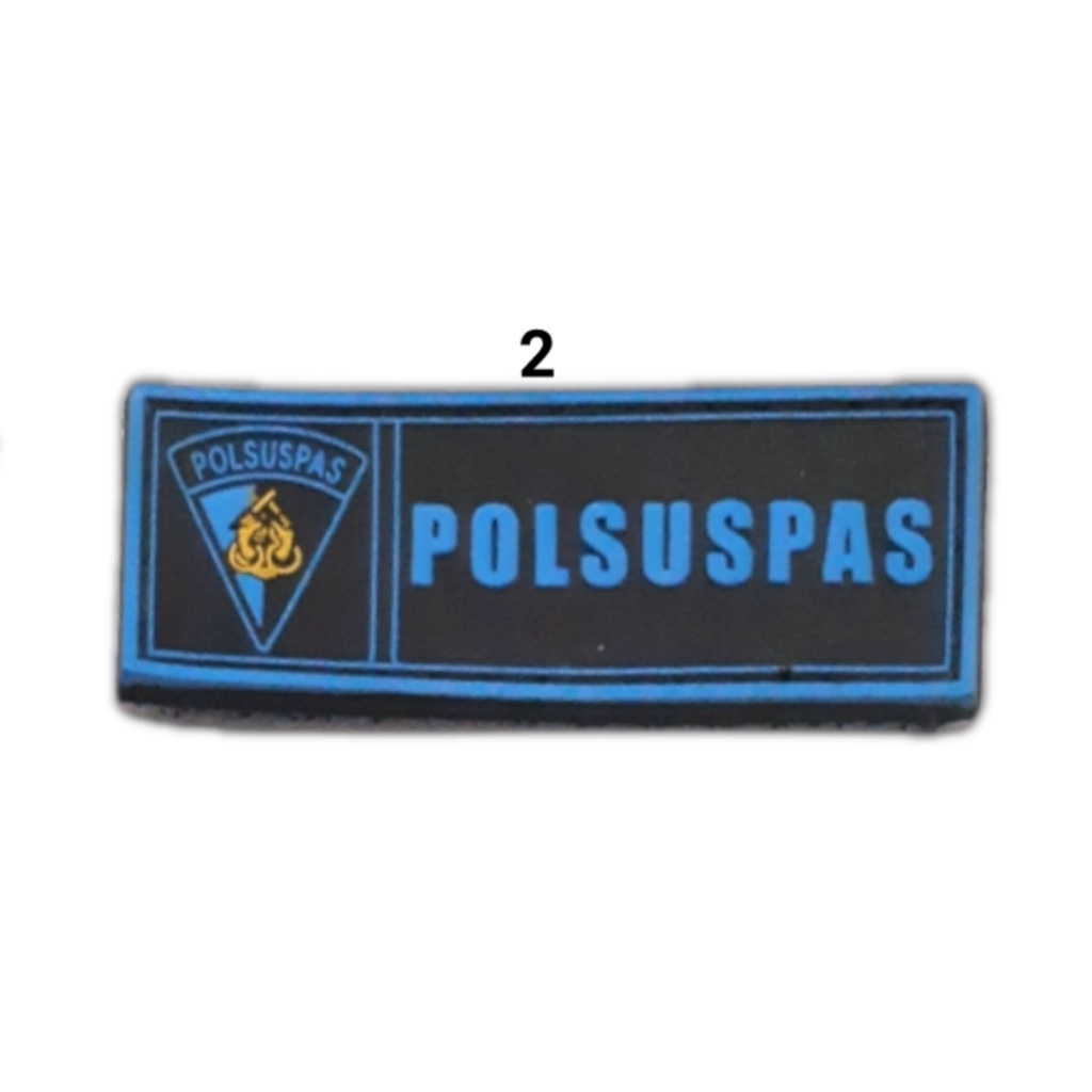 Patch Rubber Logo POLSUSPAS Pengayoman / Emblem Logo Polsuspas