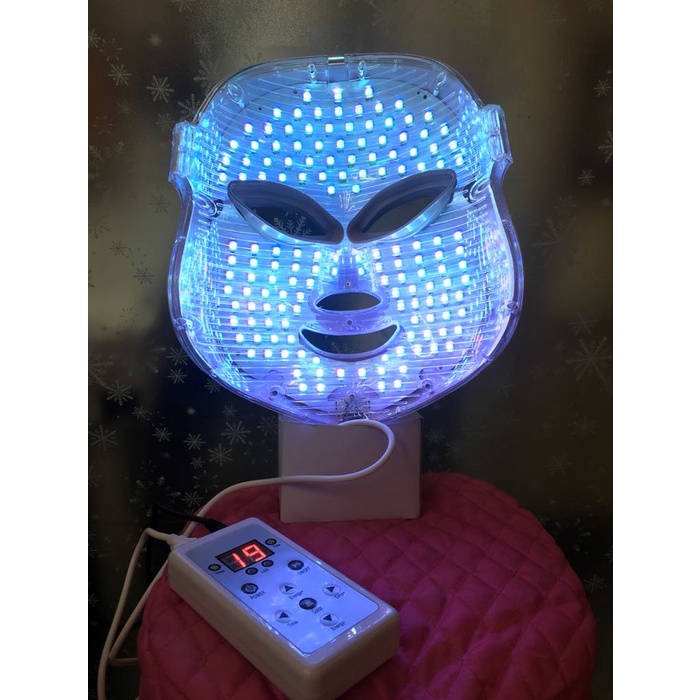 Puki / Topeng PDT Gold 7 in 1 LED Kekinian Terlaris